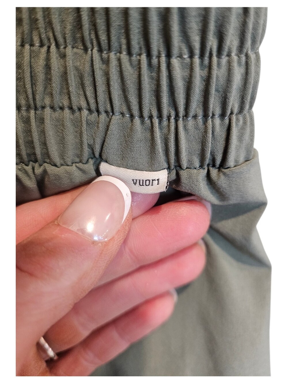 Vuori Villa Utility Romper Pistachio Green Utility Short Romper Size Small - Picture 9 of 16